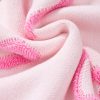 Women's Pink Heart Shape Bubble Sleeve Baggy Sweater - Cozy Casual Fashion - Image 15