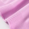 Women's Pink Raw Edge Ribbed Detail Drop Shoulder Sweater - Casual Chic for Winter - Image 8