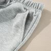 Women's Light Grey Stand Neck Zipped Sweatshirt and Shorts Set - Trendy Two Piece Outfit - Image 12