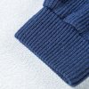 Women's Navy Blue Ribbed Knit Cropped Hoodie and Joggers Set - Image 23