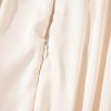 Women's Apricot Tiered Ruffled Puff Sleeve Loose Fit Mini Dress - Image 9