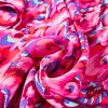 Women's Pink Abstract Print V Neck Half Sleeve Loose Fit Tunic Blouse for Casual and Vacation Wear - Image 8