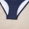 Women's Blue Stripe Drawstring Tummy Control 2-Piece Tankini Swimsuit - Image 26