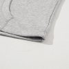 Women's Light Grey Oversized Hoodie with Kangaroo Pocket - Image 11