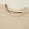 Women's Apricot Drop Shoulder Fleece Lined High Low Sweatshirt - Image 20