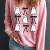 Women's Ghostly Chic Halloween Sweatshirt - Image 4