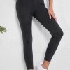 Women's Black Skinny Fit High Waist Ankle Jeans - Image 4