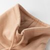 Women's Light French Beige Drawstring Turtleneck Dolman Sleeve Sweatshirt - Image 22