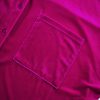 Plus Size Women's Bright Pink Velvet Chest Pocket Drop Shoulder Shirt - Image 13