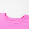 Bright Pink Checker MAMA Letter Printed Graphic Plus Size T-Shirt for Women - Image 10