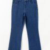 Women's Ashleigh Blue Stretchy Bootcut Jeans with Mid Waist Detail - Image 18