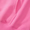 Women's Bonbon Pink Fleece Lined Chunky Hoodie with Kangaroo Pocket - Image 16