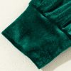 Evergreen Velvet High Neck Tiered Ruffle Mini Dress - Image 13