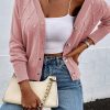 Women's Sepia Rose Pearl Beaded Button Up Cardigan - Image 6