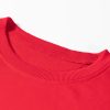 Plus Size Fiery Red Santa Baby Tinsel Crew Neck Sweatshirt for Women - Image 7