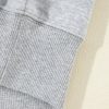 Women's Light Grey Fleece Lined Kangaroo Pocket Drawstring Hoodie - Image 11