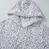 Women's White Classic Leopard Hoodie and Shorts Set - Image 6