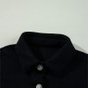 Women's Black Corduroy Long Sleeve Buttoned Shacket - Image 8