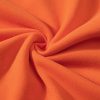 Women's Russet Orange Solid Fleece Lined Drop Shoulder Terry Sweatshirt - Image 17