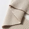 Women's Apricot Thermal Lined Ribbed Knit Mock Neck Sweater - Image 19