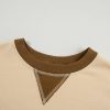 Women's Apricot Color Block Thumbhole Sleeve Drop Shoulder Sweatshirt - Image 21