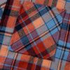 Women's Red Plus Size Plaid Print Buttoned Shirt - Image 11