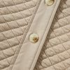 Women's Jet Stream Solid Color Quilted Puffer Buttoned Shacket - Image 11