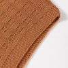 Women's Camel Round Neck Textured Knit Sweater Vest for Casual and Formal Wear - Image 9