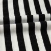 Women's Black Stripe Batwing Sleeve Oversized Crewneck Top - Trendy Casual Wear - Image 12