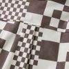 Women's Brown Checkered Print Corduroy Shacket - Image 15