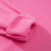 Women's Bonbon Pink Fleece Lined Chunky Hoodie with Kangaroo Pocket - Image 12