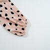 Women's Khaki Classic V Neck Leopard Print Long Sleeve Blouse - Image 9