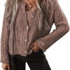 Women's Goat Cut Out Textured Knit Buttoned Cardigan - Chic and Cozy Style - Image 14