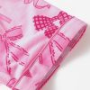 Women's Pink Bow Print Half Sleeve Shirt and Shorts Pajamas Set - Image 22