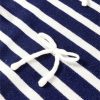 Women's Blue Stripe Knitted Sweater Vest with Bow Decor - Image 8