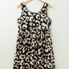 Chic Black Leopard Print U Neck Sleeveless High Waist Mini Dress - Image 9