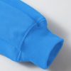 Women's Sky Blue Solid Color Drop Shoulder Long Sleeve Basic Sweatshirt - Image 8