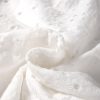 Elegant White Eyelet Embroidered Puff Sleeve V Neck Blouse for Women - Image 12