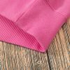 Women's Bonbon Pink Fleece Lined Chunky Hoodie with Kangaroo Pocket - Image 17