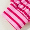 Women's Sachet Pink Striped Print Crew Neck Drop Shoulder Sweatshirt - Image 9