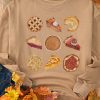 Women's Khaki Thanksgiving Dessert Graphic Pullover Sweatshirt - Cozy Fall Fashion - Image 3