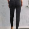 Women's Black Skinny Fit High Waist Ankle Jeans - Image 2