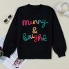 Women's Black Merry & Bright Tinsel Graphic Sweater - Image 6