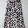 Women's Brown Leopard Print High Waist Midi Skirt - Wild and Stylish - Image 7