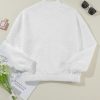 Women's White Floral Quilted Long Sleeve Jacket - Image 11