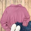 Women's Valerian Quarter-Zip Stand Neck Sweatshirt with Kangaroo Pocket - Image 6