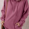 Women's Valerian Fleece Lined Hoodie with Kangaroo Pocket and Drawstring - Image 2