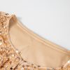 Women's Golden Fleece Sequined Open Front Cropped Jacket - Image 12