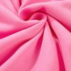 Women's Bonbon Pink Zip-up Stand Neck Kangaroo Pocket Sweatshirt - Image 10