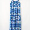 Women's Blue Floral Print Wide Leg Sleeveless Jumpsuit - Perfect for Summer Vacations - Image 10